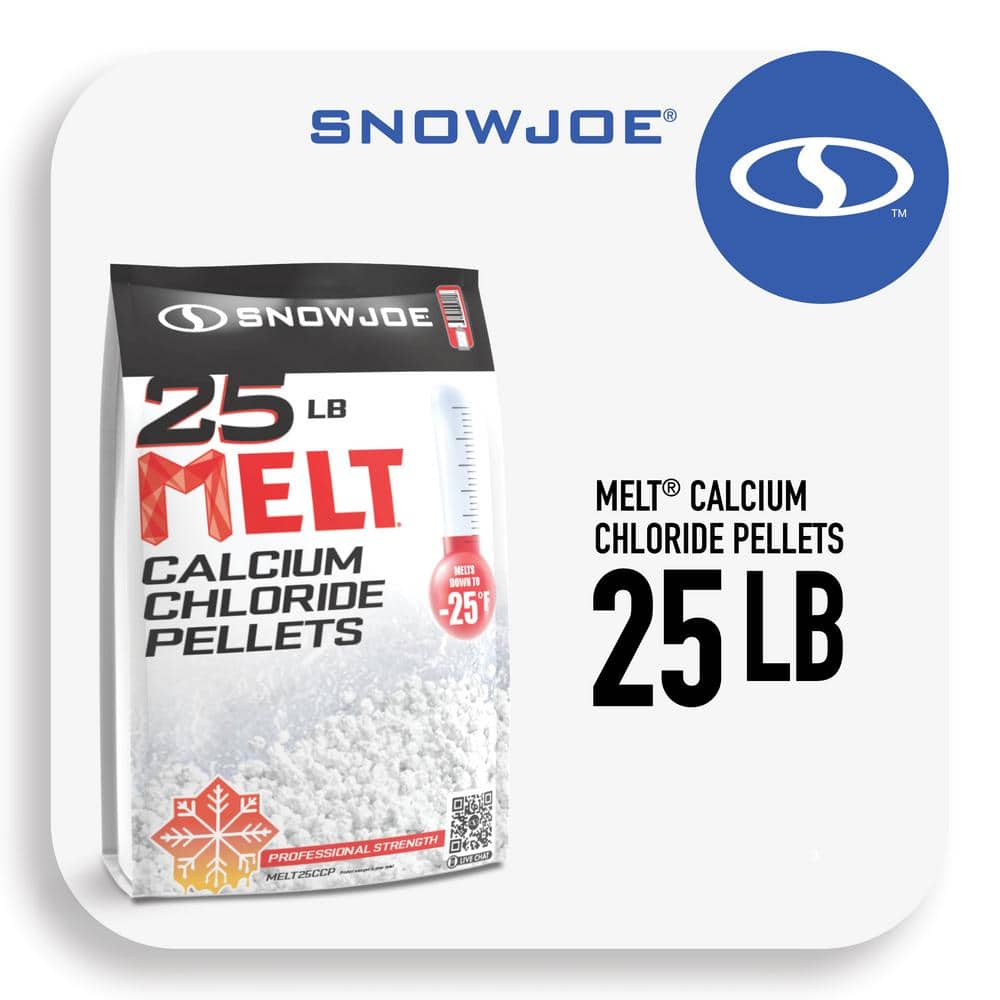 Snow Joe MELT25CCP-BKT Calcium Chloride Pellets Professional