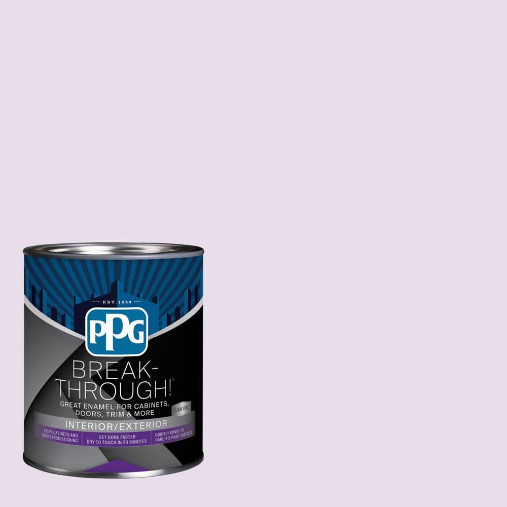 Reviews for Break-Through! 1 qt. PPG1250-2 Lilac Frost Semi-Gloss Door ...