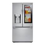22.1 cu. ft. French Door Smart Refrigerator with InstaView Door-in-Door in Stainless Steel, Counter Depth