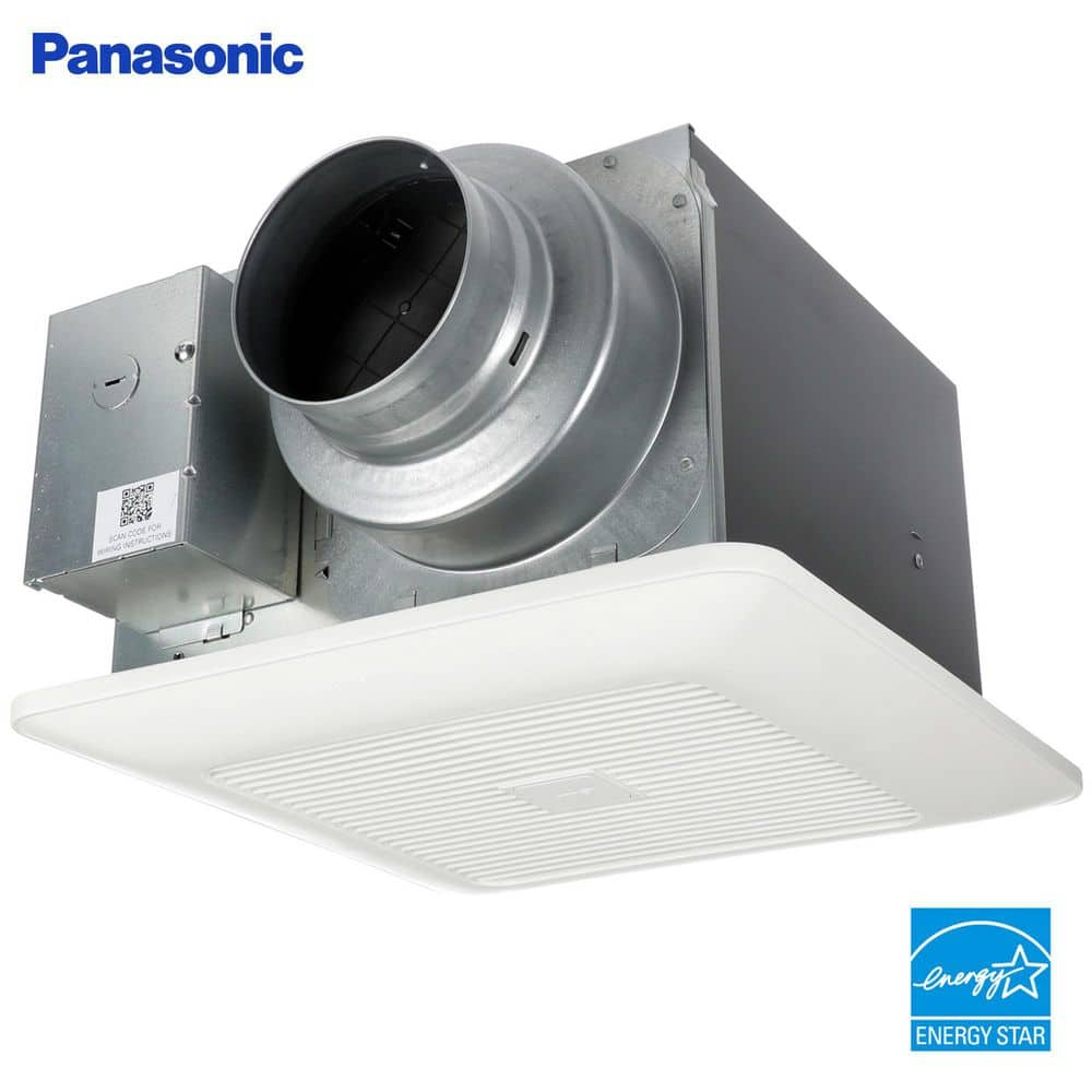 Panasonic WhisperGreen Select Pick-A-Flow 50/80 or 110 CFM Exhaust Fan  w/multispeed Flex-Z Fast bracket 4 or 6 in. Duct Adapter FV-0511VKS2 - The  Home 