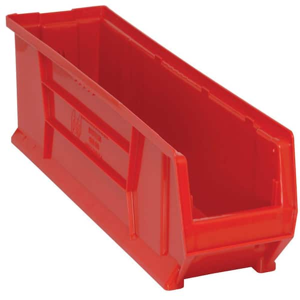 30 in. Quantum Hulk 8 Gal. Storage Tote in Red (6-Pack)
