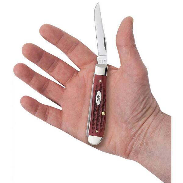 W. R. Case & Sons Cutlery Co Pocket Worn Old Red Bone Mini Trapper 