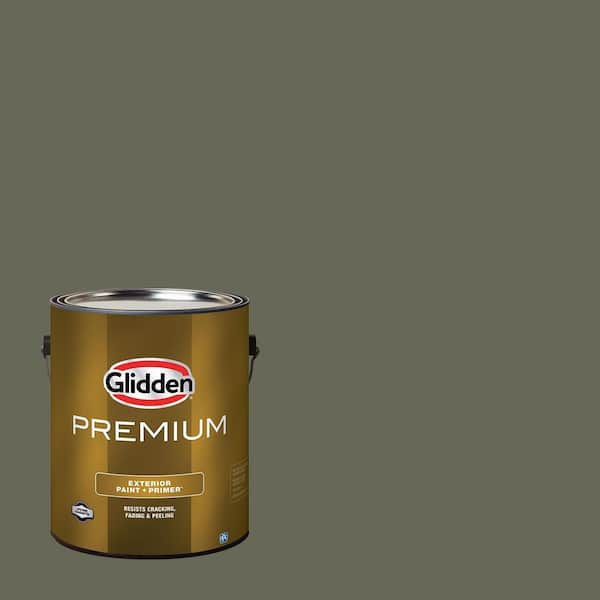Glidden Premium 1 gal. PPG1030-7 Double Duty Flat Exterior Latex Paint