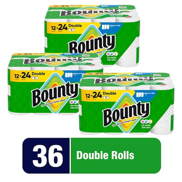 White, Select-A-Size Paper Towel Roll (36-Double Rolls)