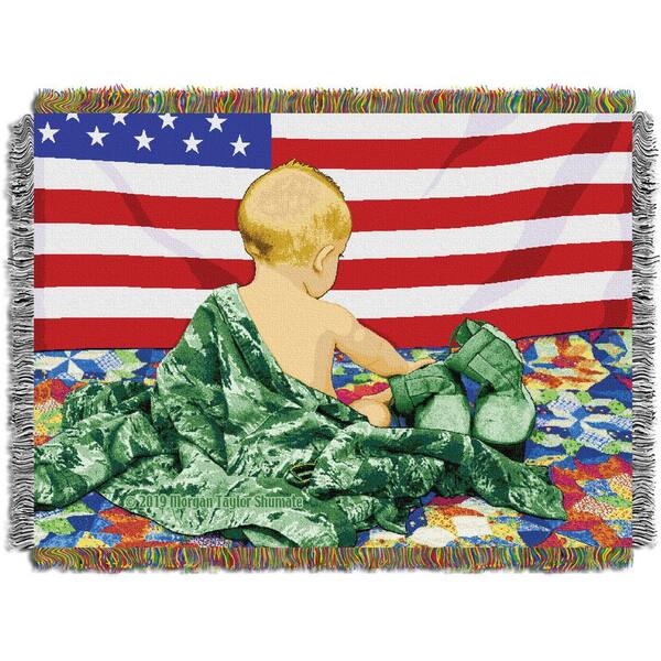 THE NORTHWEST GROUP Maverick Lic Holiday Tapestry Throw