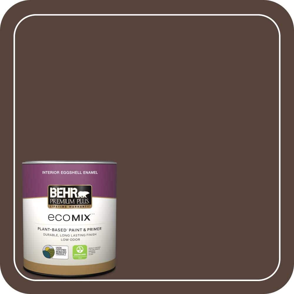 1 qt. #BXC-78 Cordovan Leather Eggshell Enamel EcoMix Plant-Based Interior Paint & Primer product image for price tracking
