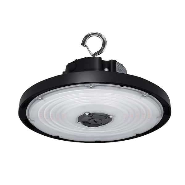 12.6 in. 150/200/240-Watt Selectable Dimmable Integrated LED UFO High Bay Light with Preinstalled Hook, 3000/4000/5000K
