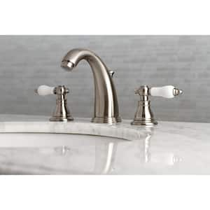 American Patriot 8 in. Widespread 2-Handle Bathroom Faucet in Brushed Nickel