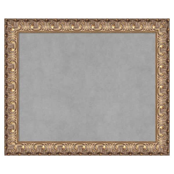 Amanti Art Florentine Gold 23 in. x 19 in Framed Magnetic Board