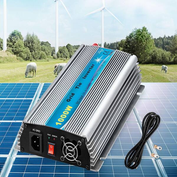 VEVOR Grid Tie Solar Inverter 1000-Watt MPPT Power Inverter 50/60 Hz DC10.8  to 30-Volt AC90 to140-Volt for Solar Panel System BWNBQGTI1000W1101V1 - The  Home Depot