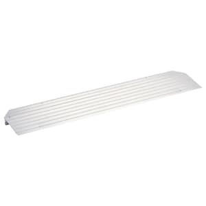 1 in. H x 34 in. W x 6.5 in. L Aluminum Threshold Ramp 800 lbs. Load Capacity