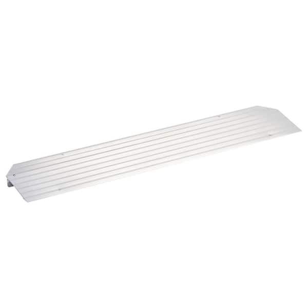 Karl home 1 in. H x 34 in. W x 6.5 in. L Aluminum Threshold Ramp 800 lbs. Load Capacity