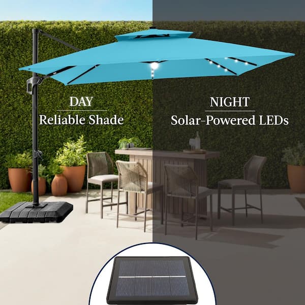 best choice products 7.5ft outdoor solar patio umbrella for deck LED Lighted Umbrella, Table Market Umbrella with Tilt and Crank, Umbrella Garden, Deck, Backyard, Pool and Beach Make no mistake Best Choice Products 10 ft.
