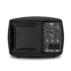 Small 5.5 in PA Speaker Monitor, Class-d Amplifier with Band EQ and Mixer 48-Volt Phantom Power