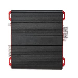 Monoblock Car Amplifier, 3000W RMS MAX, 1-Channel Class D Amp 1/2/4 Ohm Stable with Remote Bass Control, LPF & Boost