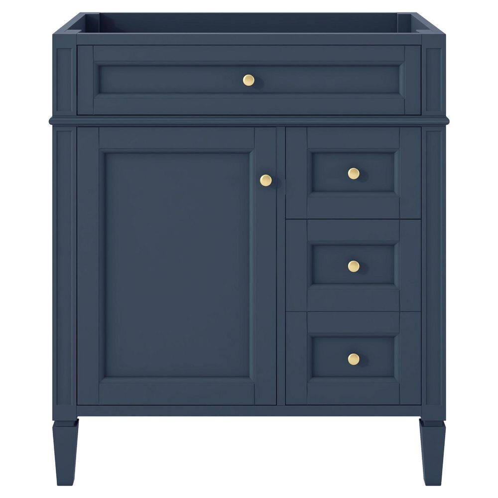 30 in. Bath Vanity Cabinet without Top in Blue Unassembled price history on PriceWatchPro