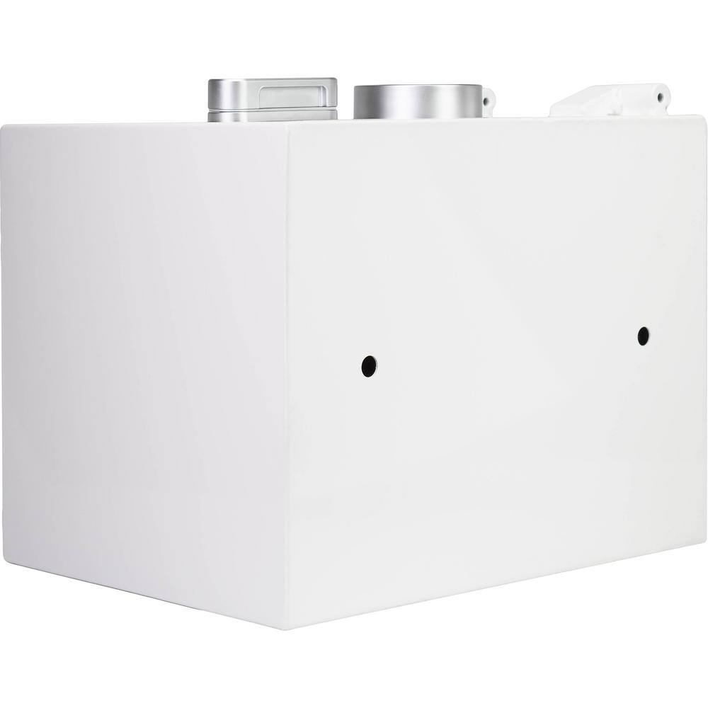Compact White Steel Biometric Fireproof Safe with Backup Key