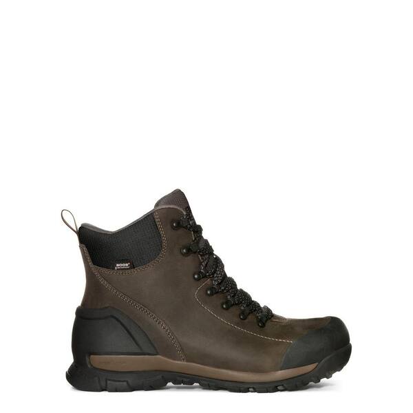 BOGS Men's Foundation Waterproof Work Boots - Composite Toe - Brown Size 8(M)