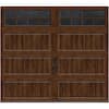 Clopay Gallery Steel Long Panel 8 ft x 7 ft Insulated 6.5 R-Value Wood ...