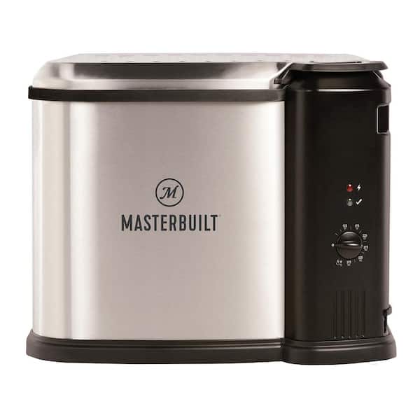 Masterbuilt 10 Liter XL Electric Fryer, Boiler, Steamer in Silver