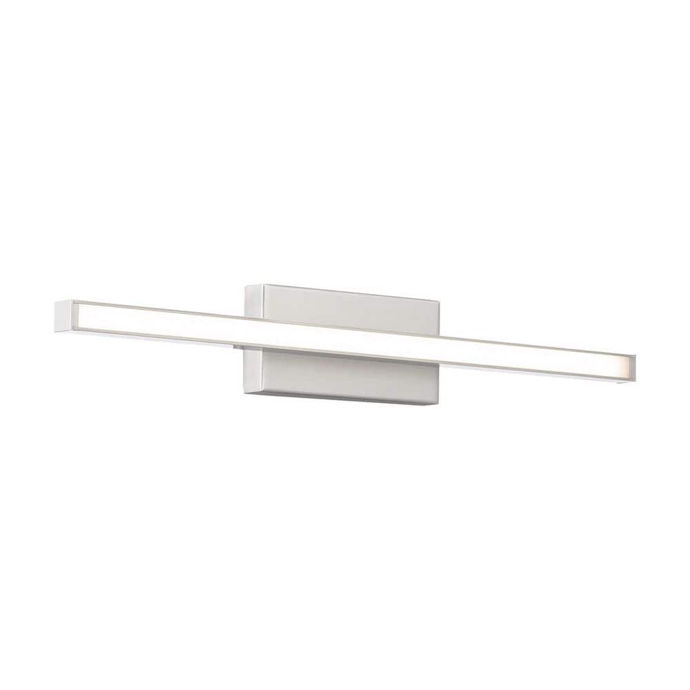 Parallax 18" Brushed Nickel Minimalist LED Vanity Light