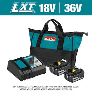 18V LXT Lithium-Ion 4.0 Ah Battery and Rapid Optimum Charger Starter Pack