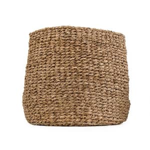 Concave Hand Woven Wicker Seagrass Large without Handles Basket
