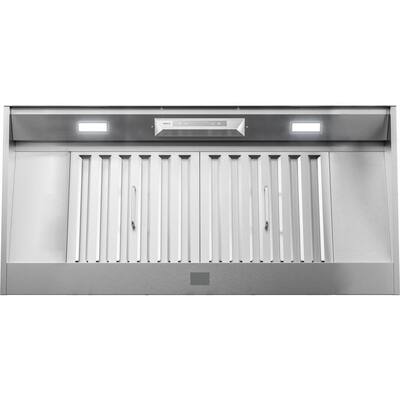 Monsoon Connect 36 in. Insert Range Hood with LED Lights in Stainless Steel