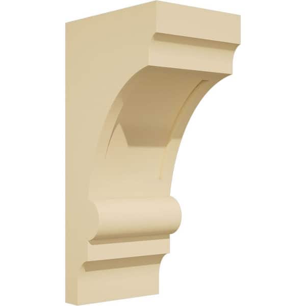 Ekena Millwork Standard Diane 3 in. W x 8 in. H x 4 in. D Signature Urethane Polyurethane Corbel