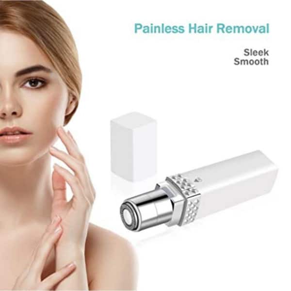 Facial Hair Removal For Women, Hair Removal Device, Facial Hair Trimmer For  Women Face, Finishing Touch For Upper Lips, Chin & Cheeks,  Battery-Powered/USB Charging
