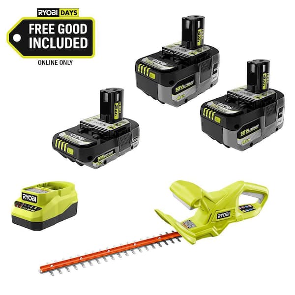 RYOBI ONE+ 18V HIGH PERFORMANCE Kit w/ (2) 4.0 Ah Batteries, 2.0