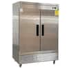 CoolerDepot54in.48cu.ft.AutoDefrostTwoDoorCommercialReachInUprightFreezerinStainlessSteelDXXX54F-TheHomeDepot