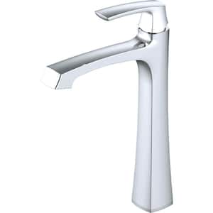 Cardania Single Handle Vessel Sink Faucet in Polished Chrome