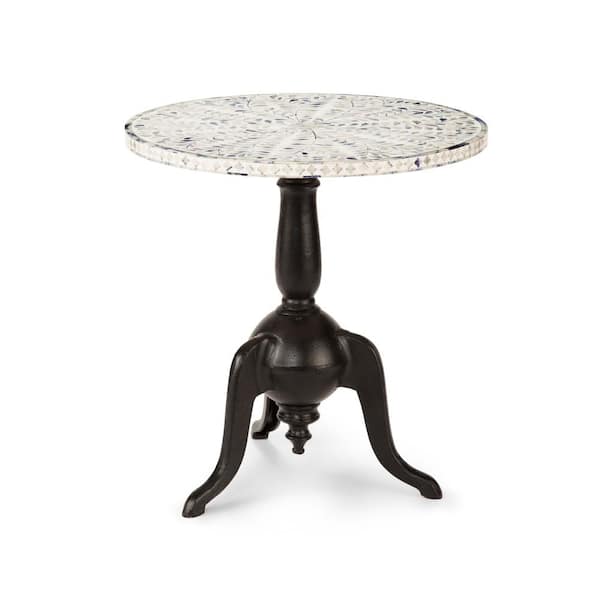 Steve Silver Silva Colorful Floral Pattern Side Table