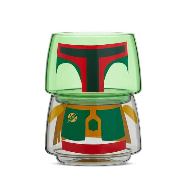JoyJolt Boba Fett Stackable Glasses 8 oz.