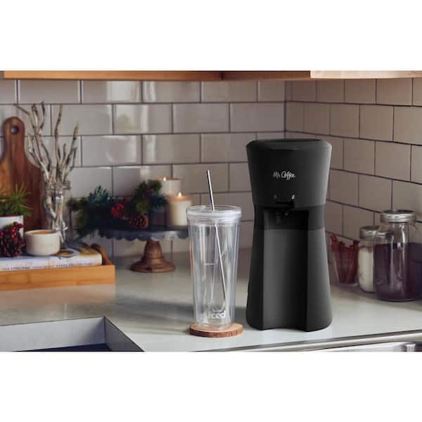 Coffee Iced Coffee Maker with Reusable Tumbler and Coffee Filter Mr Gray NEW 
