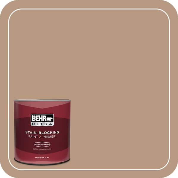 BEHR ULTRA 1 qt. #MQ2-41 Cavern Clay Extra Durable Flat Interior Paint & Primer