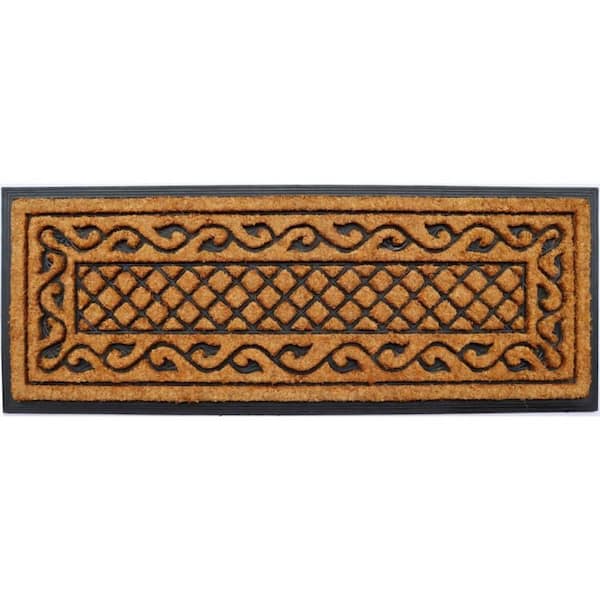 47 in. x 18 in. Coir;Rubber Outdoor Door Mat
