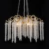 EDISLIVE Theodora Modern Contemporary 6-Light Brass Chandelier with Hanging  Crystal 81010000047418 - The Home Depot