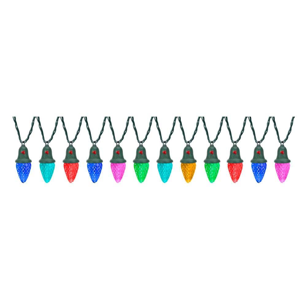 UPC 191245160748 product image for 12.5 ft. 12-Light Christmas Color Changing Light Show String C9 Shape Set | upcitemdb.com