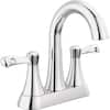 Delta Faucet Esato Waschbeckenarmatur Mattschwarz – 3-Loch-Armatur Mit Ablauf, Wassersparend & ADA-Konform