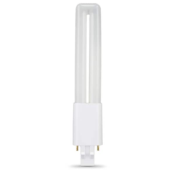 Feit Electric 13-Watt Equivalent PL Twin Tube CFLNI Bi-Pin Plug-In GX23 Base CFL Replacement LED Light Bulb, True White 3500K (1-Pack)