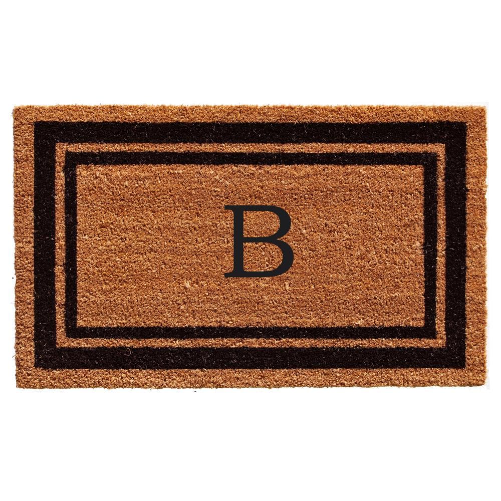 "Black Border 36"" x 72"" Monogram Doormat (Letter B)" price history on PriceWatchPro