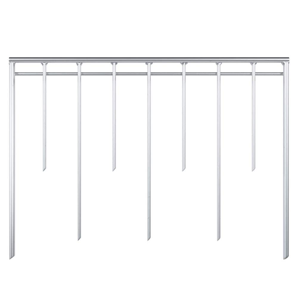 Zinc-Coated Steel Animal Dig Barrier Fence 12-Pack