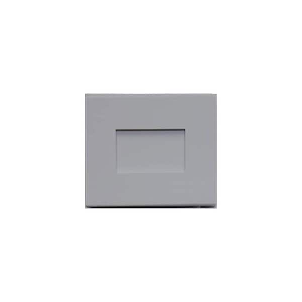 Cumberland Recessed 13 in. W x 13 in. H x 0.25 in. D in Painted Stratus Door Sample in Assembled Base Cabinet