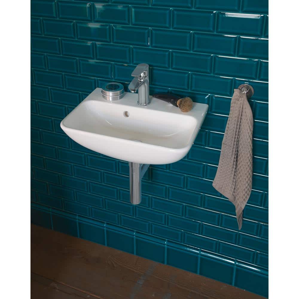 B.1 Series 6.125" Chrome Gloss Single Hole Bathroom Faucet