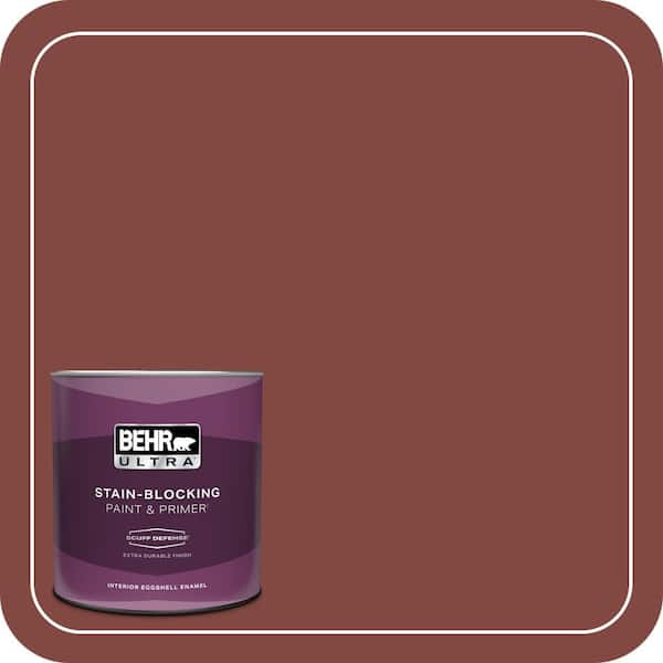 BEHR ULTRA 1 qt. #S140-7 Deco Red Extra Durable Eggshell Enamel Interior Paint & Primer