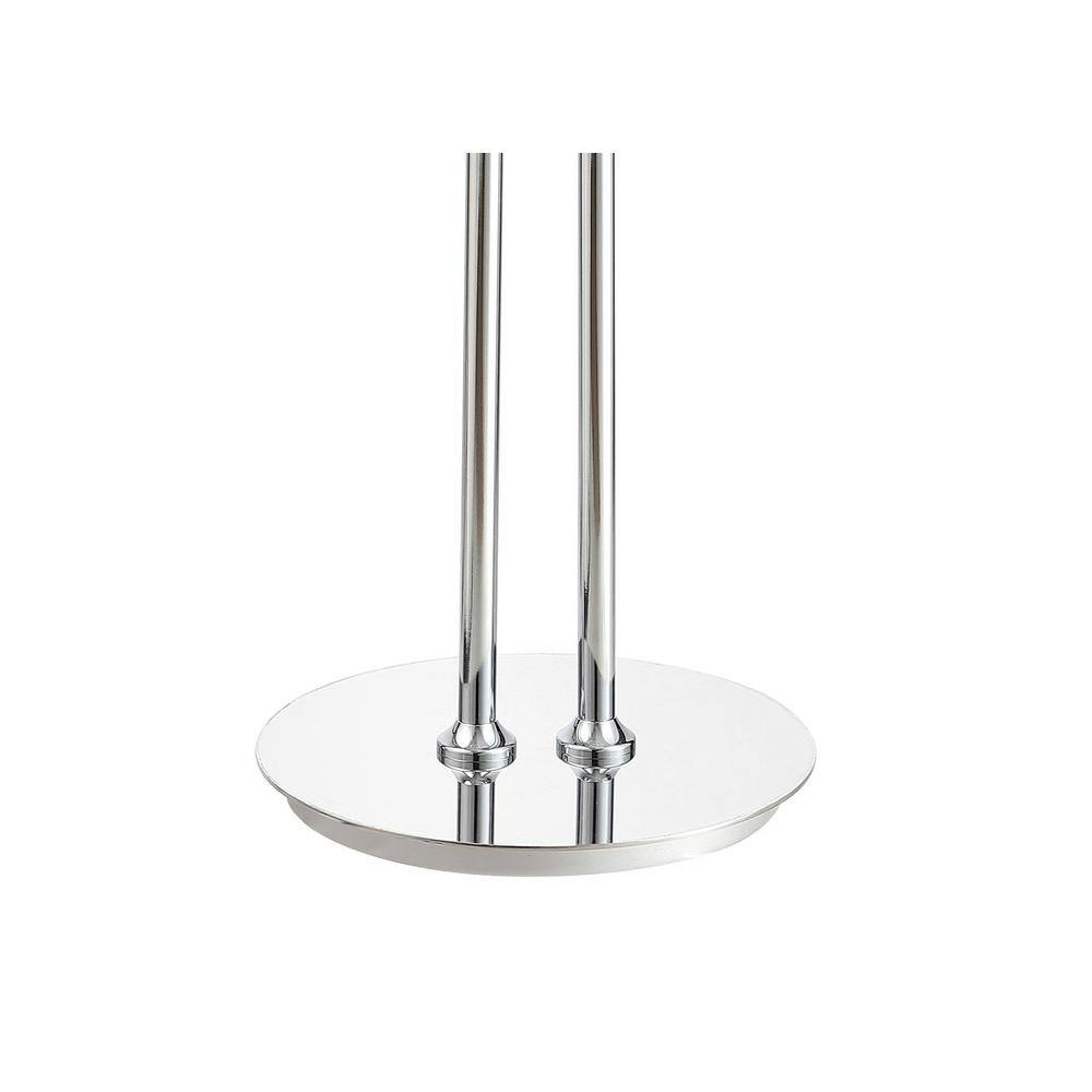 Sketch 64" Silver Adjustable Arc LED Floor Lamp