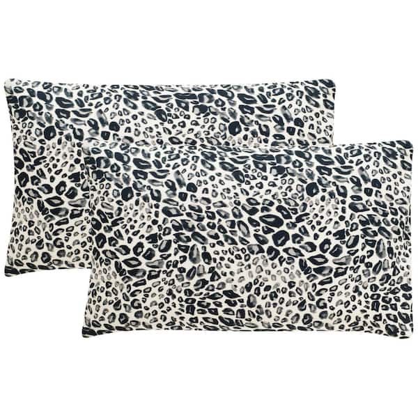 Safavieh Satin Leopard Printed Patterns Pillow (2-Pack)