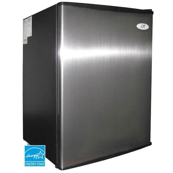 SPT 2.5 cu. ft. Mini Refrigerator in Stainless